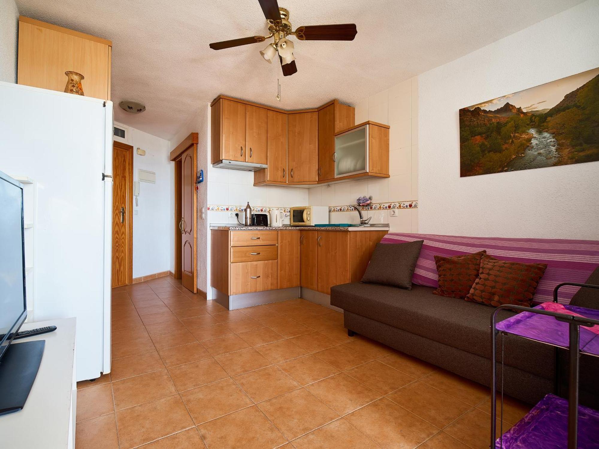 Lovely Studio With Seaview 700M From The Beach La Cala Del Moral Kültér fotó